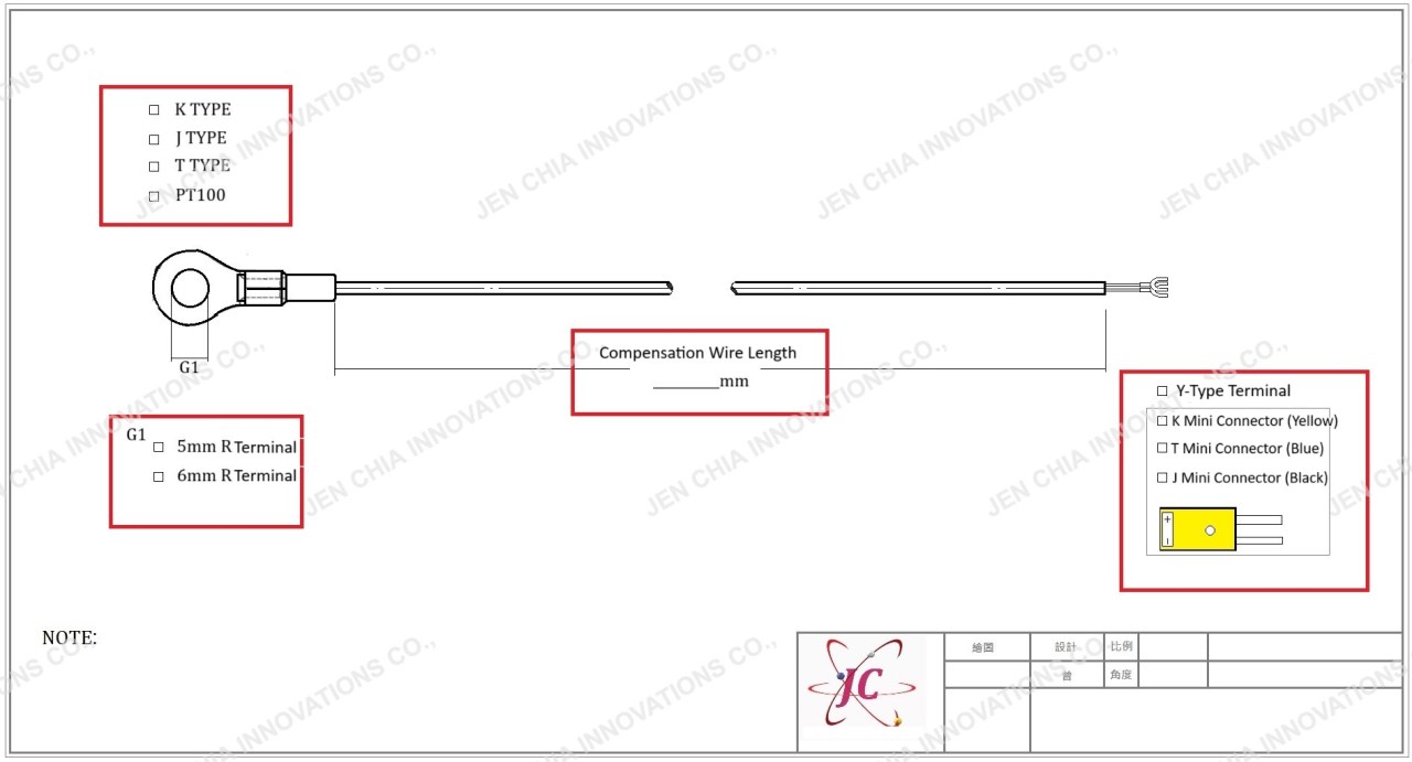 R-Type Terminal Thermocouple Compensation Wire