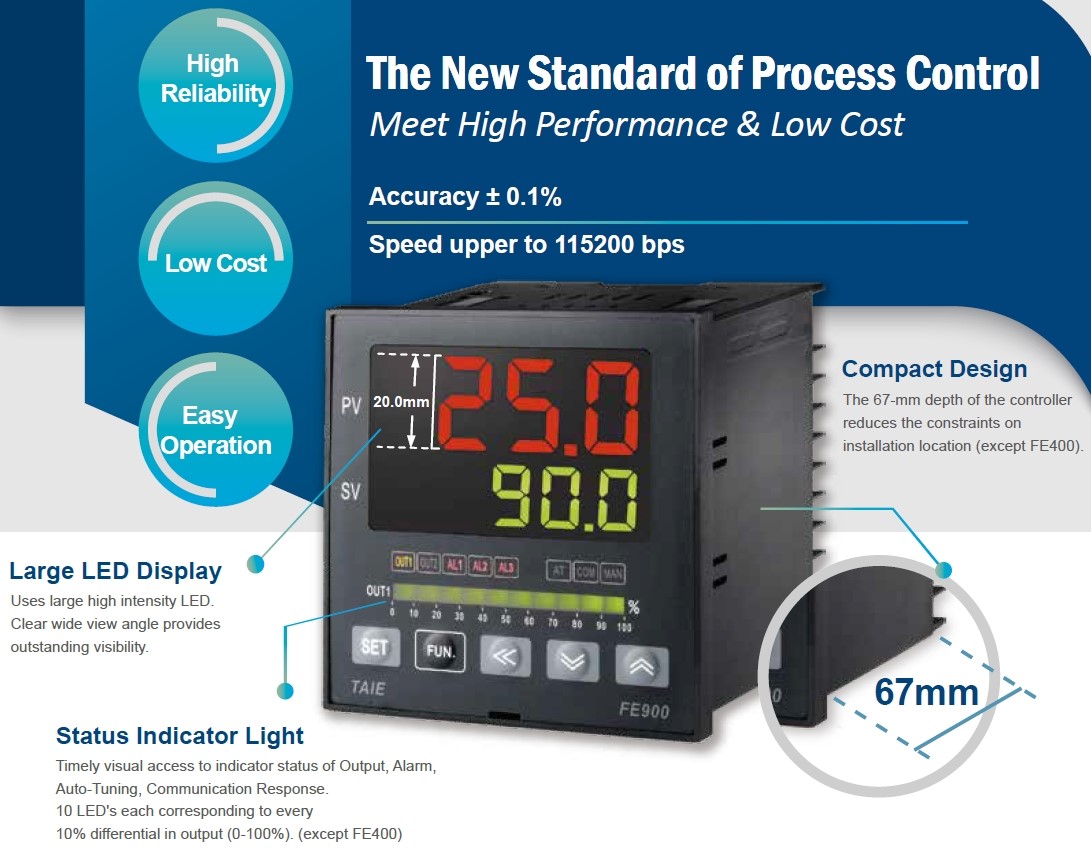 TAIE PID temperature controller FY600 FY800