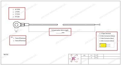 R-Type Terminal Thermocouple Compensation Wire
