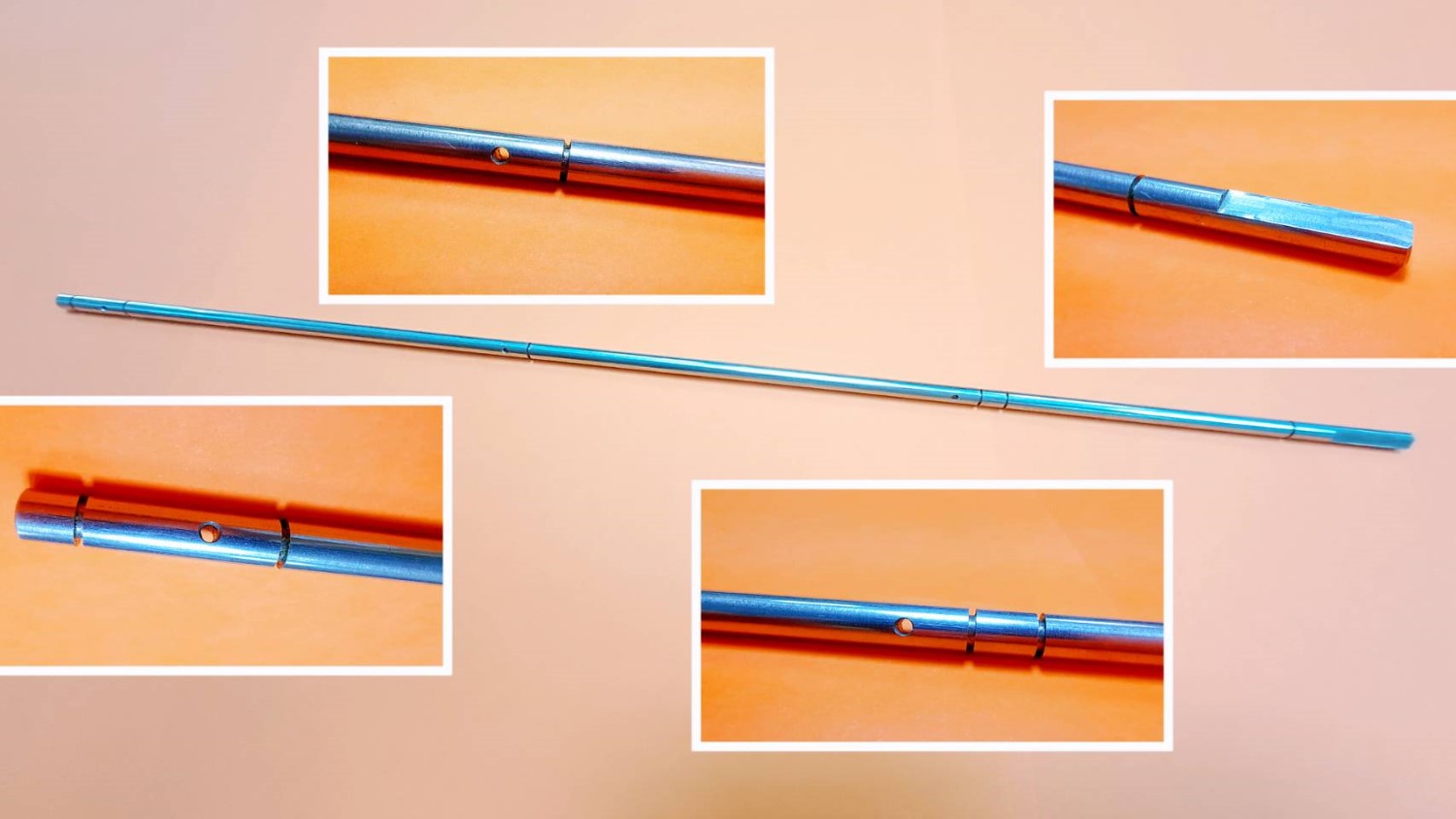Printer toner roller shaft